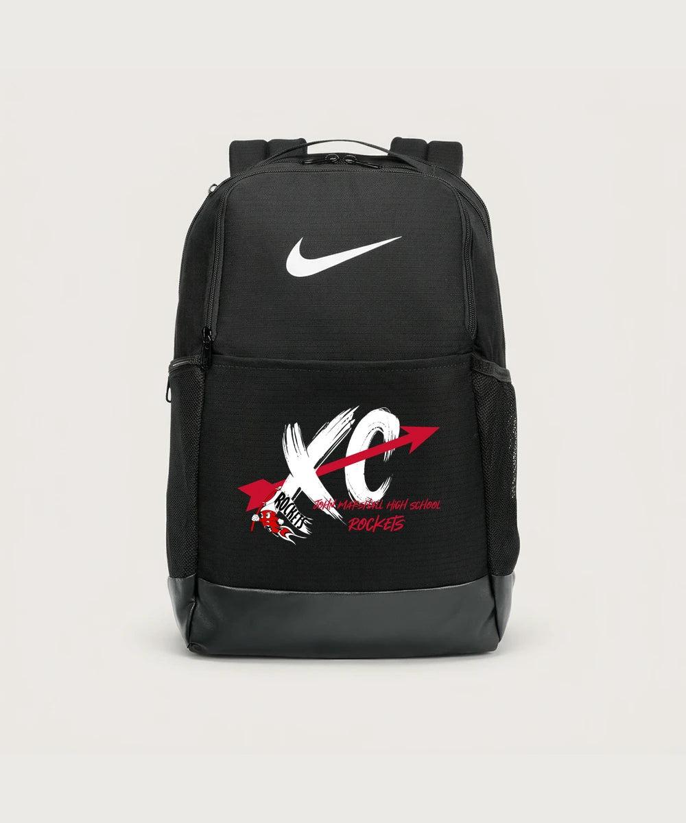 John Marshall High School Cross Country (Coed) - Black Nike Brasilia Medium Backpack NKDH7709