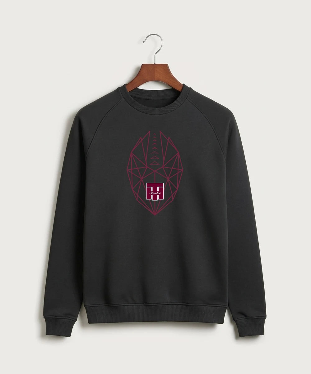 Two Harbors High School Football (Boys) - Black Crewneck