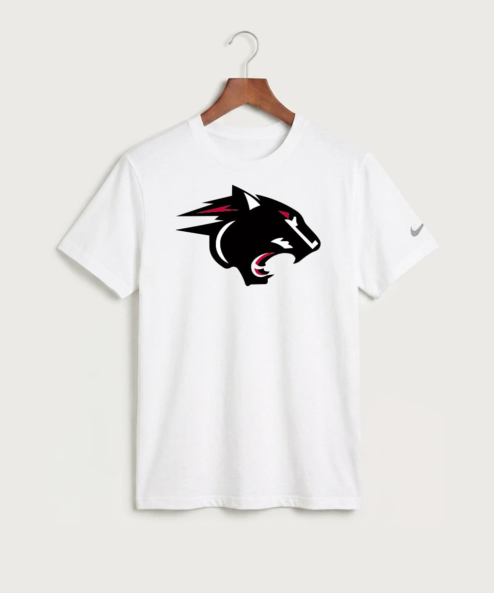 Nrheg Panthers High School Football (Boys) - White Nike Swoosh Sleeve rLegend Tee NKDX8730