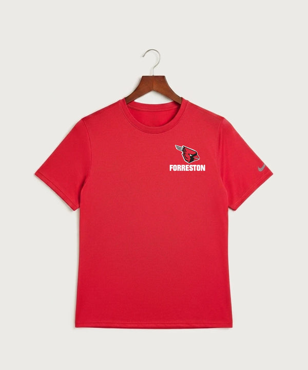 Forreston Softball - University Red Nike Swoosh Sleeve rLegend Tee NKDX8730