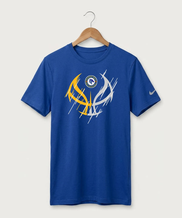 GF E2E Test 05 Boys Basketball - Game Royal Nike Swoosh Sleeve rLegend Tee NKDX8730
