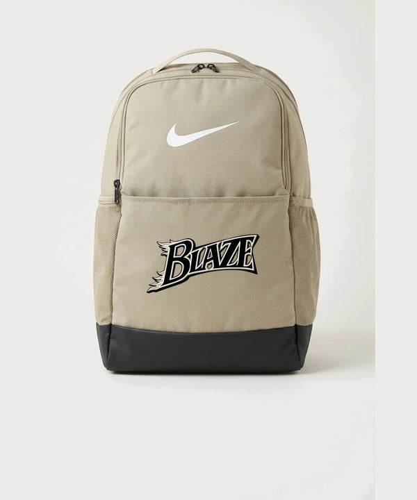 Burnsville High School Football (Boys) - Desert Khaki Nike Brasilia Medium Backpack NKDH7709