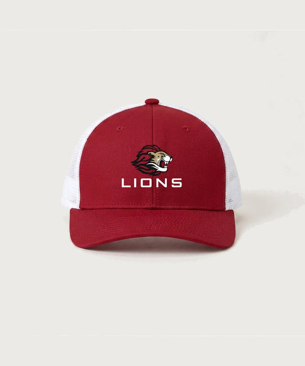 Spring Grove High School Football (Boys) - Deep Red/ White Sport-Tek Club Trucker Cap STC46