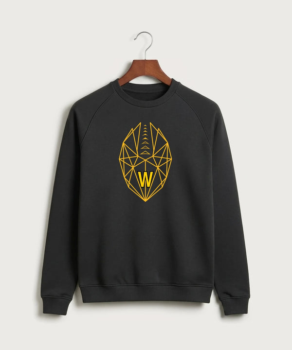 Warroad High School Football (Boys) - Black Crewneck