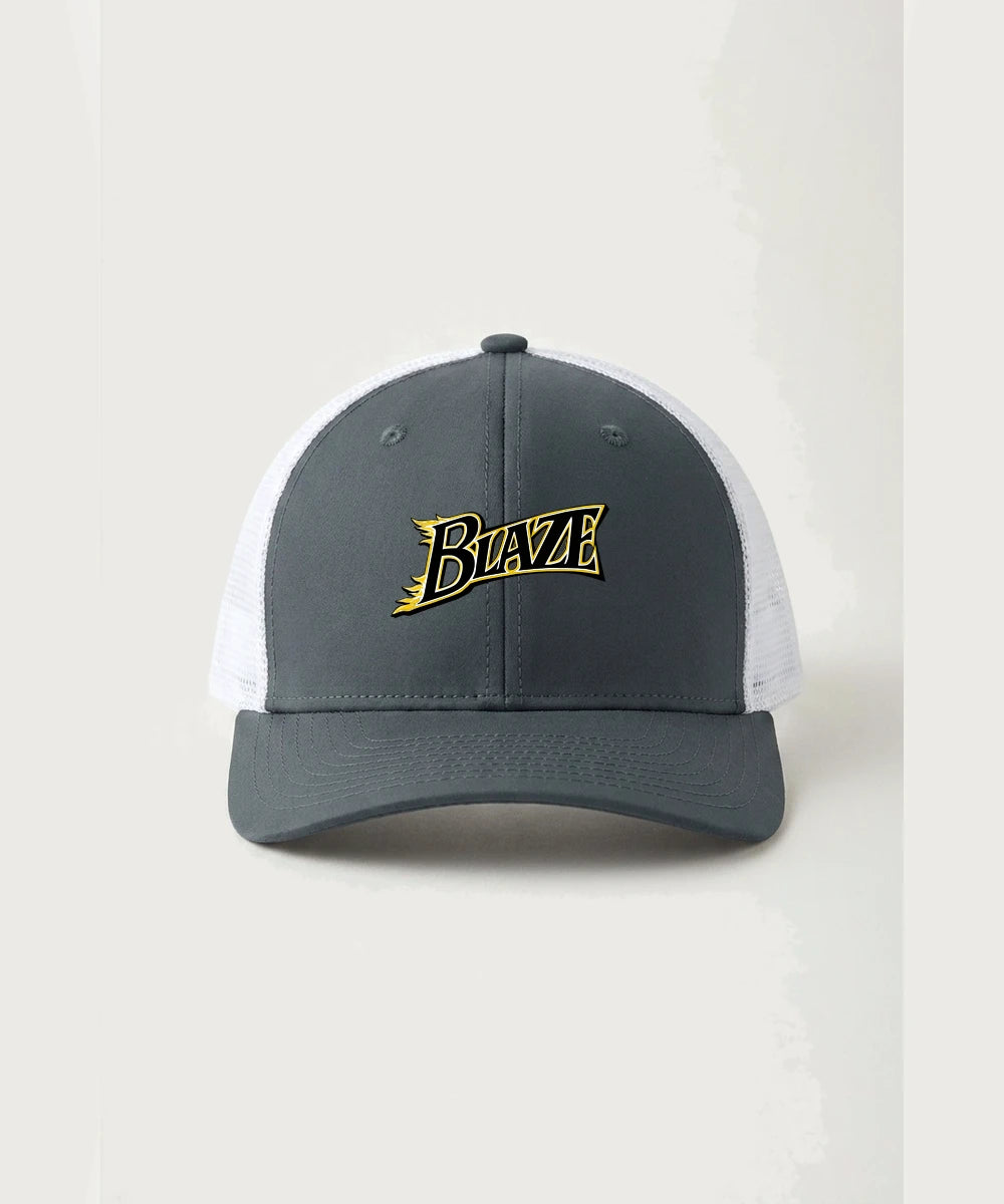Burnsville High School Football (Boys) - Iron Grey/ White Sport-Tek Club Trucker Cap STC46