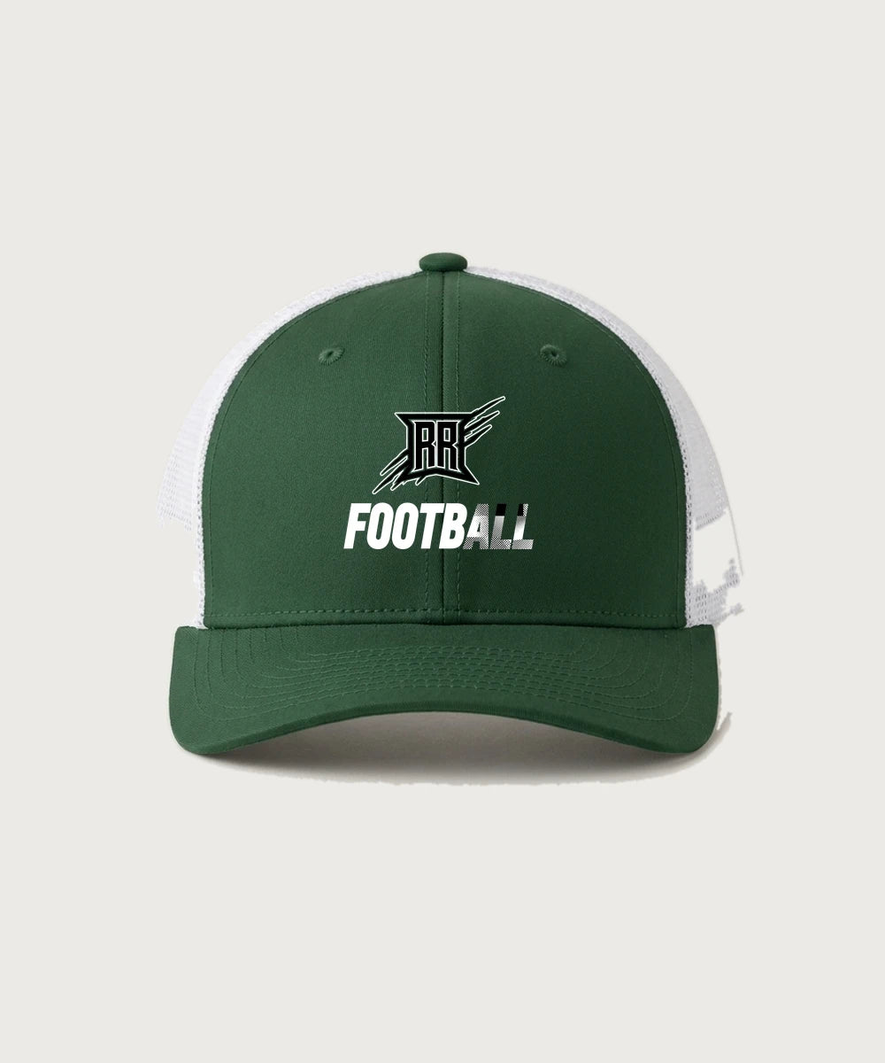 Rock Ridge High School Football (Boys) - Forest Green/ White Sport-Tek Club Trucker Cap STC46