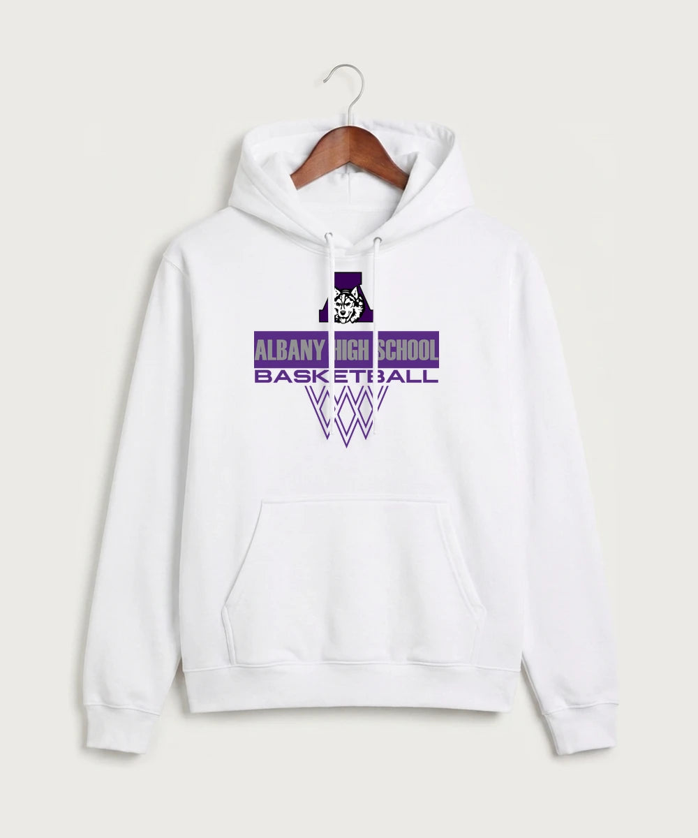Albany High School Basketball (Boys) - White Hoodie Value