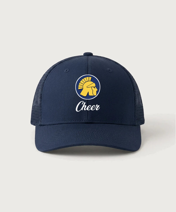 Wausau West High School Cheer - True Navy/ True Navy Sport-Tek Club Trucker Cap STC46