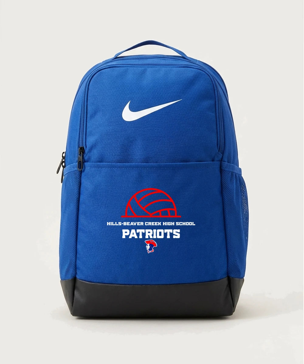 Hills-Beaver Creek High School Volleyball (Girls) - Game Royal Nike Brasilia Medium Backpack NKDH7709