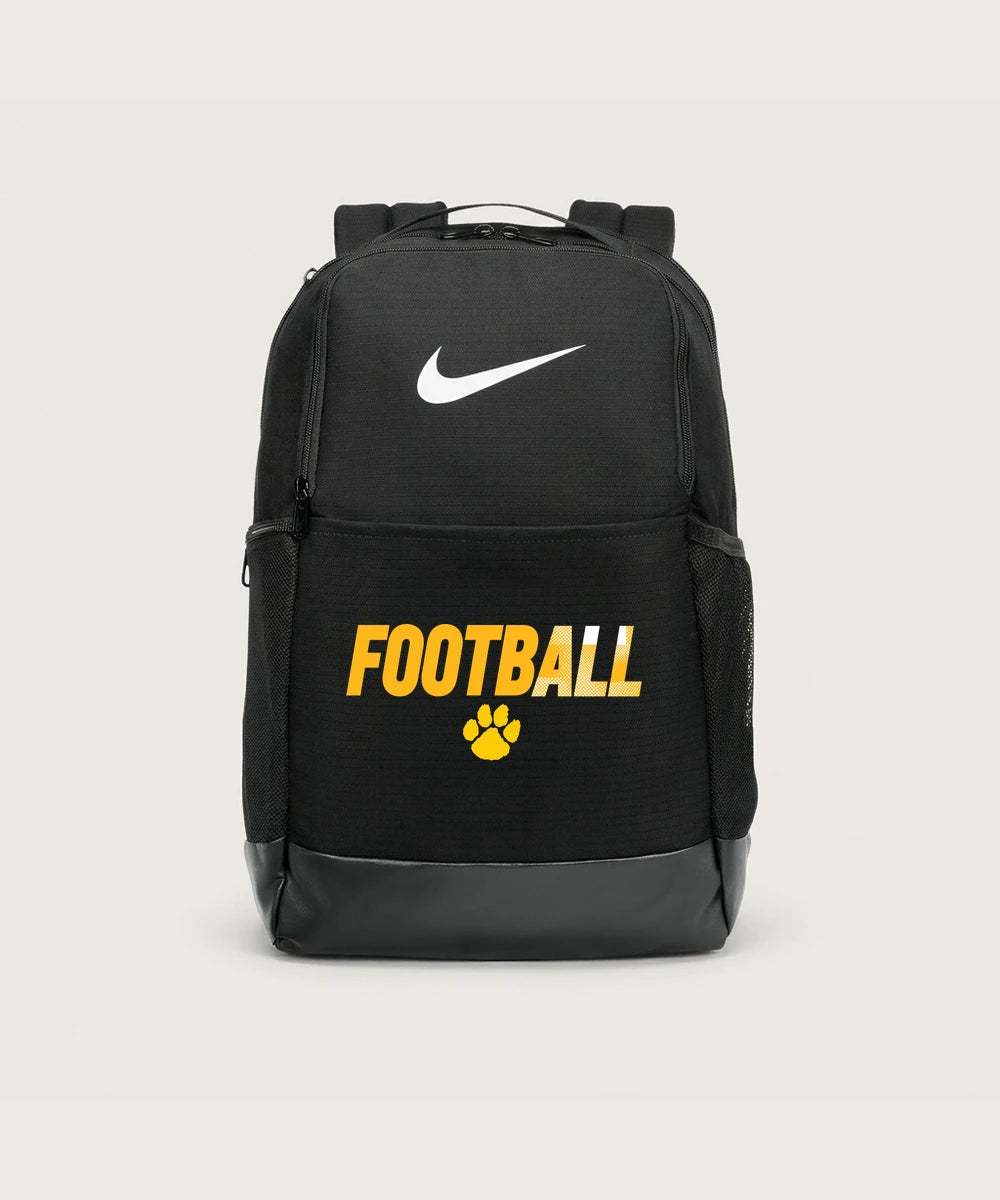 Plainview Elgin Millville H S Football (Boys) - Black Nike Brasilia Medium Backpack NKDH7709