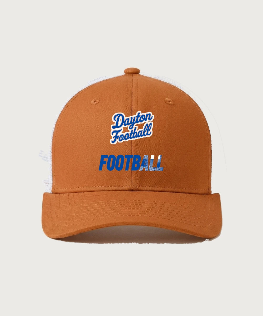 Jonathan Dayton High School Football Team Store - Texas Orange/ White Sport-Tek Club Trucker Cap STC46
