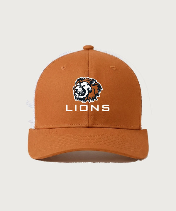 Ogilvie High School Football (Boys) - Texas Orange/ White Sport-Tek Club Trucker Cap STC46