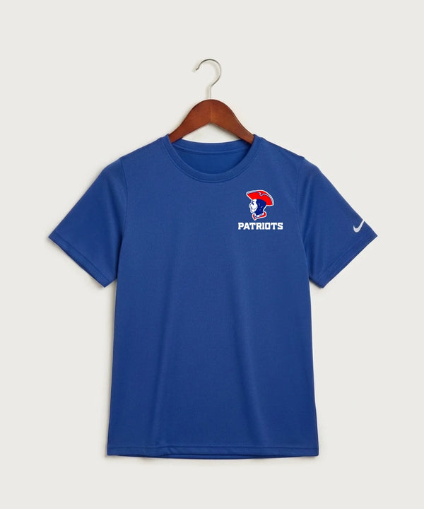 Hills-Beaver Creek High School Volleyball (Girls) - Game Royal Nike Youth Swoosh Sleeve rLegend Tee NKDX8787