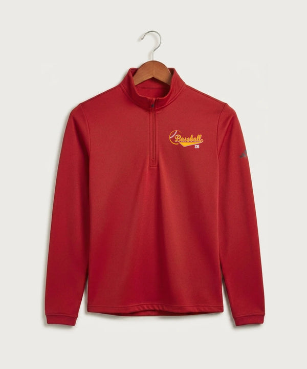 MAYBA Baseball Team Store - Power Red Men's Ultimate365 Lightweight Quarter-Zip Pullover