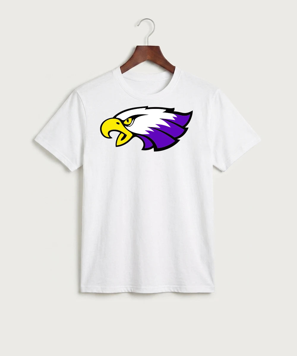 Red Wing High School Football - White Port & Co Core Cotton Tee. PC54