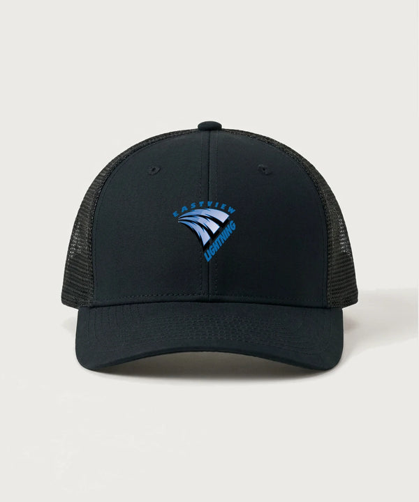 Eastview High School Volleyball (Girls) - Black/ Black Sport-Tek Club Trucker Cap STC46
