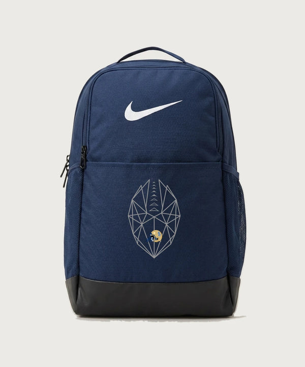 Braham Area High School Football (Boys) - Midnight Navy Nike Brasilia Medium Backpack NKDH7709