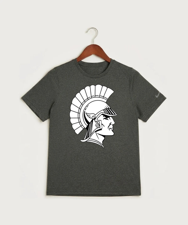 GF E2E Test 09 Football - Dark Smoke Heather Nike Youth Swoosh Sleeve rLegend Tee NKDX8787