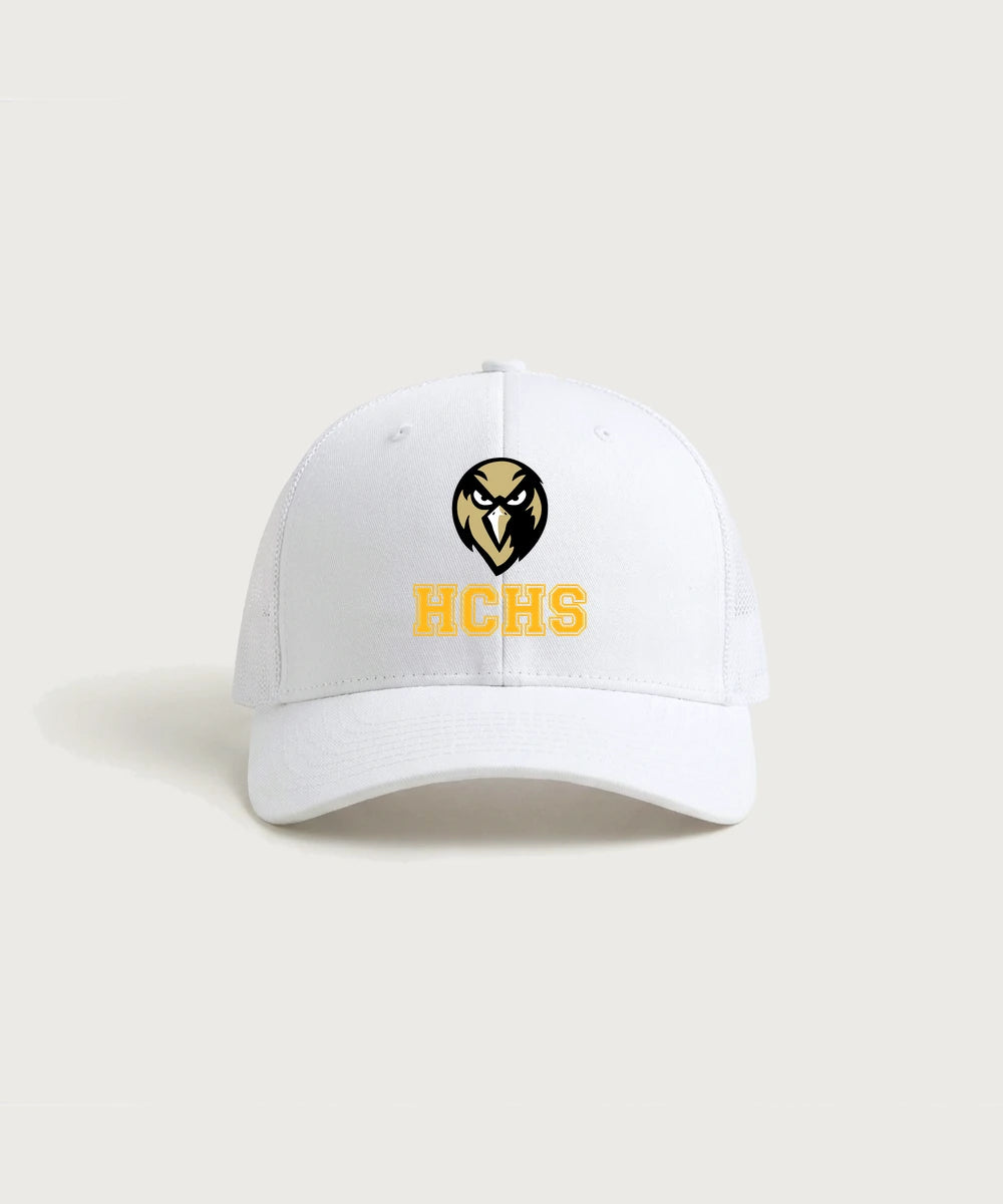 Hudson Catholic High School Soccer Team Store - White/ White Sport-Tek Club Trucker Cap STC46
