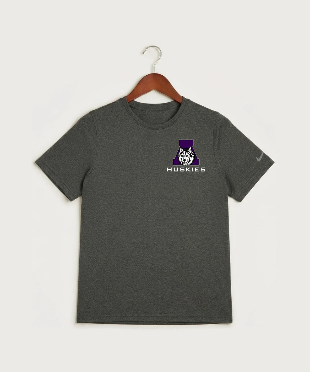 Albany High School Football (Boys) - Dark Smoke Heather Nike Youth Swoosh Sleeve rLegend Tee NKDX8787