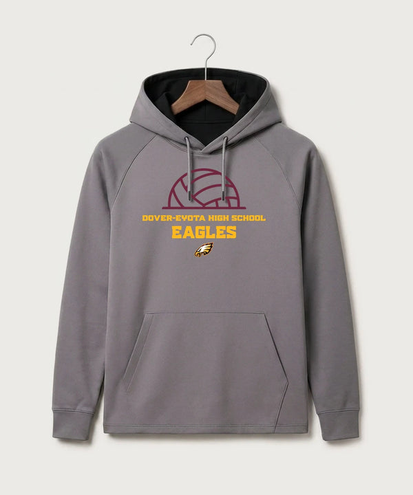 Dover-Eyota High School Volleyball (Girls) - Gray Hoodie