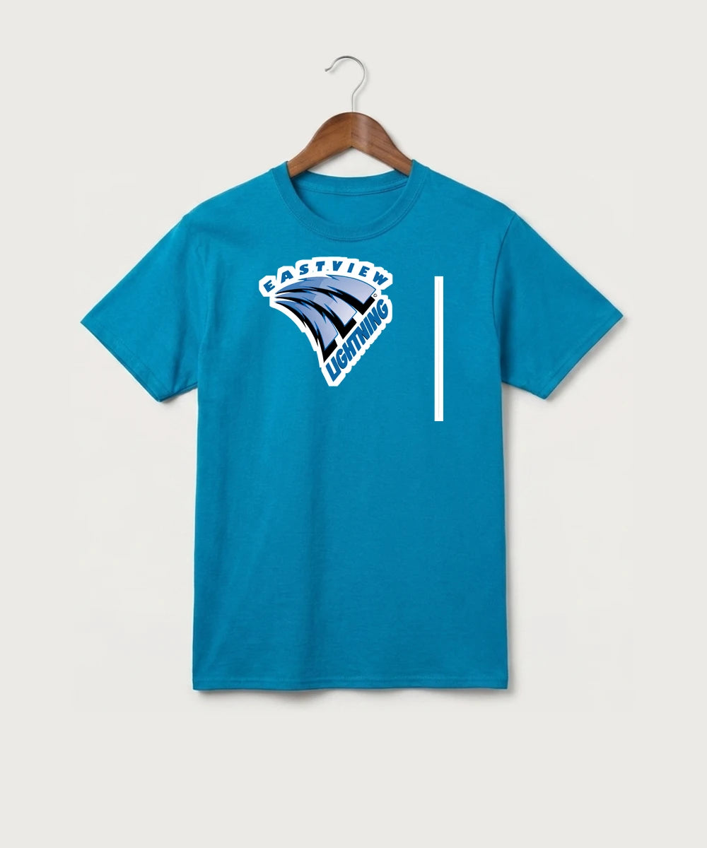 Eastview High School Volleyball (Girls) - Sapphire Port & Co Core Cotton Tee. PC54