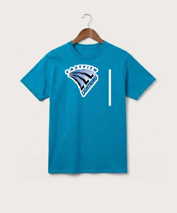 Eastview High School Volleyball (Girls) - Sapphire Port & Co Core Cotton Tee. PC54