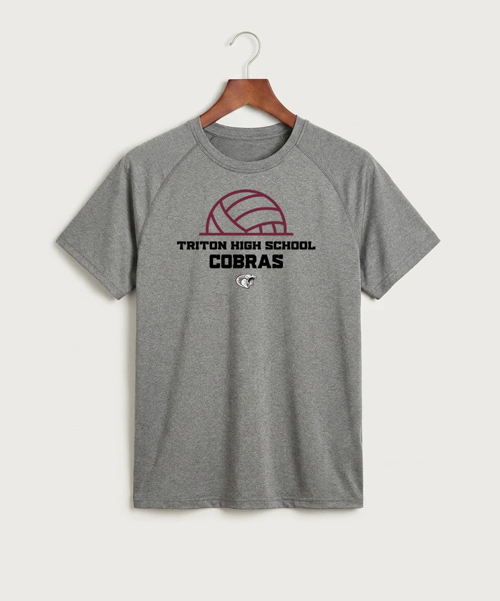 Triton High School Volleyball (Girls) - Gray Tee