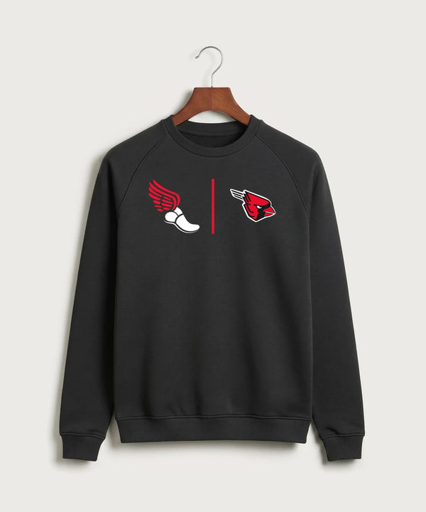 GF E2E Test 02 Track and Field - Black Crewneck