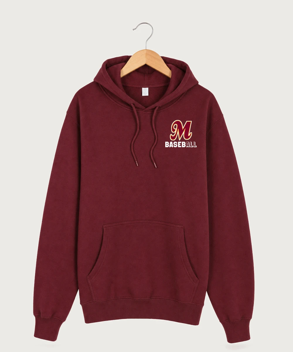 MAYBA Baseball Team Store - Burgundy Hoodie Value