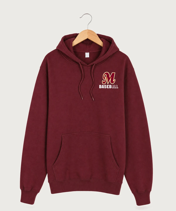 MAYBA Baseball Team Store - Burgundy Hoodie Value