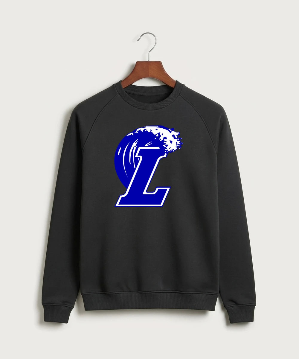 Lakeview High School Football (Boys) - Black Crewneck