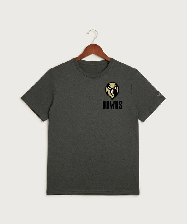 Hudson Catholic High School Soccer Team Store - Dark Smoke Heather Nike Swoosh Sleeve rLegend Tee NKDX8730