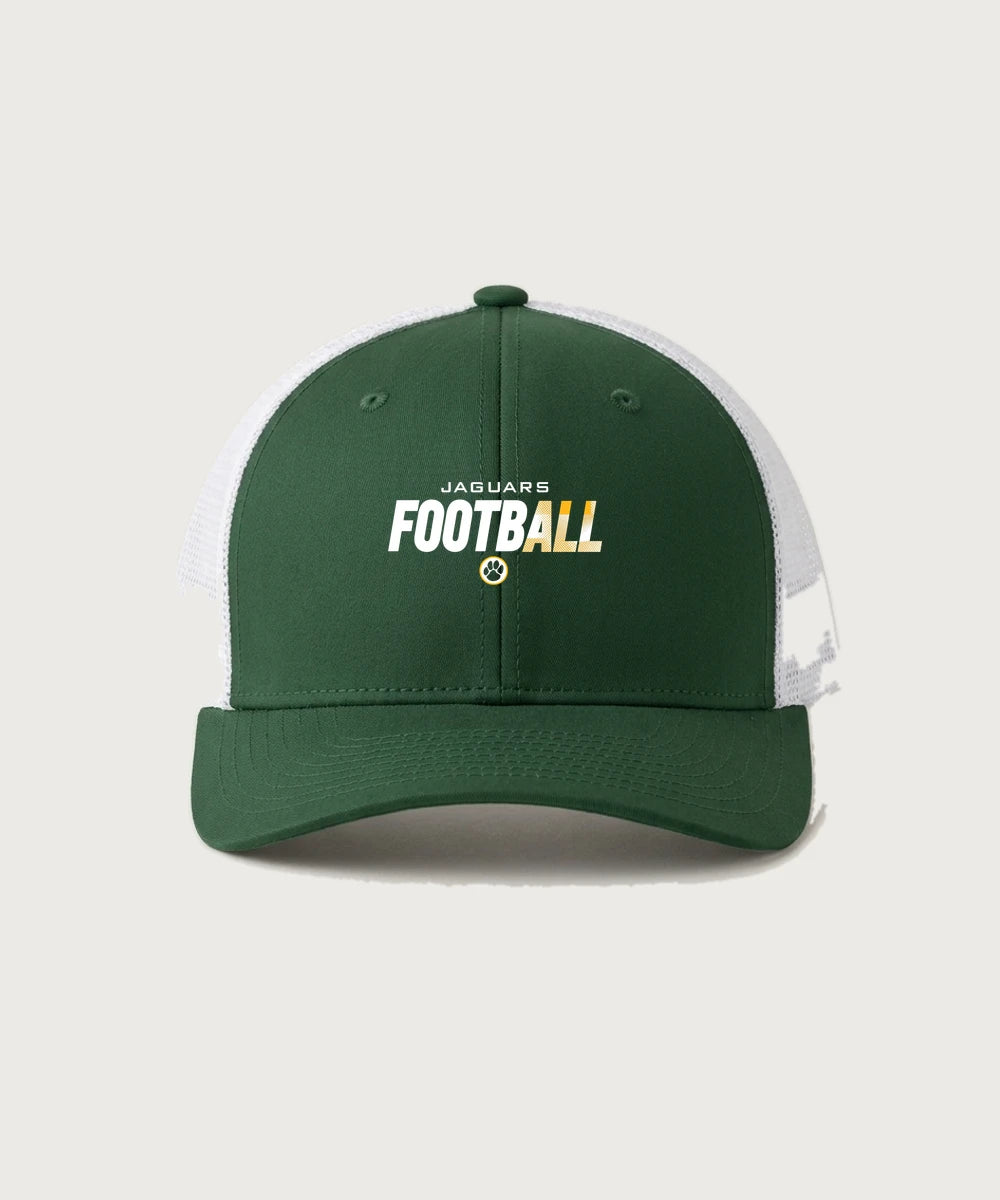 Ashwaubenon High School Football (Boys) (Sandbox) - Forest Green/ White Sport-Tek Club Trucker Cap STC46
