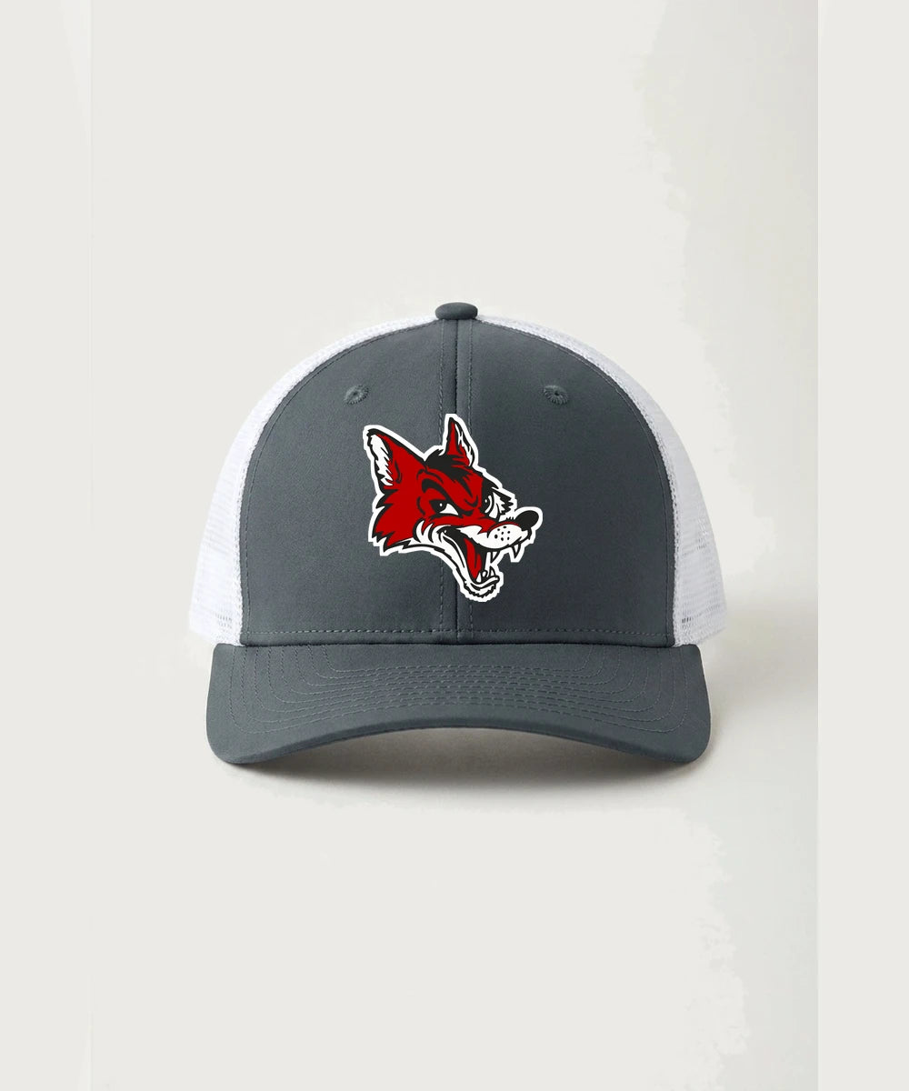 Ely Memorial High School Volleyball (Girls) - Iron Grey/ White Sport-Tek Club Trucker Cap STC46