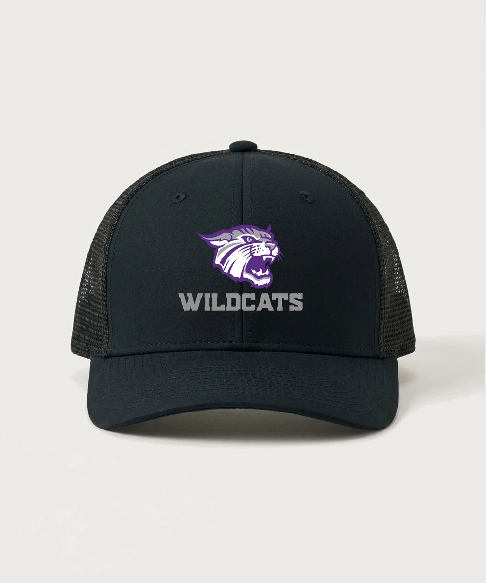Goodhue High School Volleyball (Girls) - Black/ Black Sport-Tek Club Trucker Cap STC46