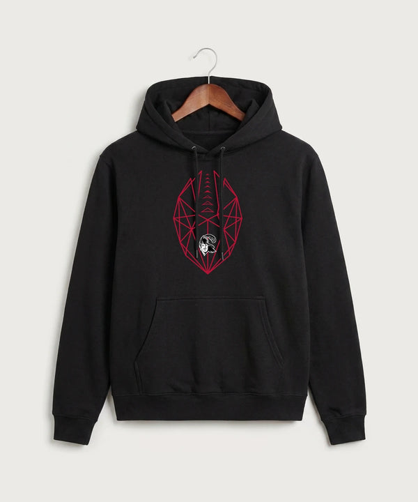 Border West Football (Boys) - Black Hoodie Value