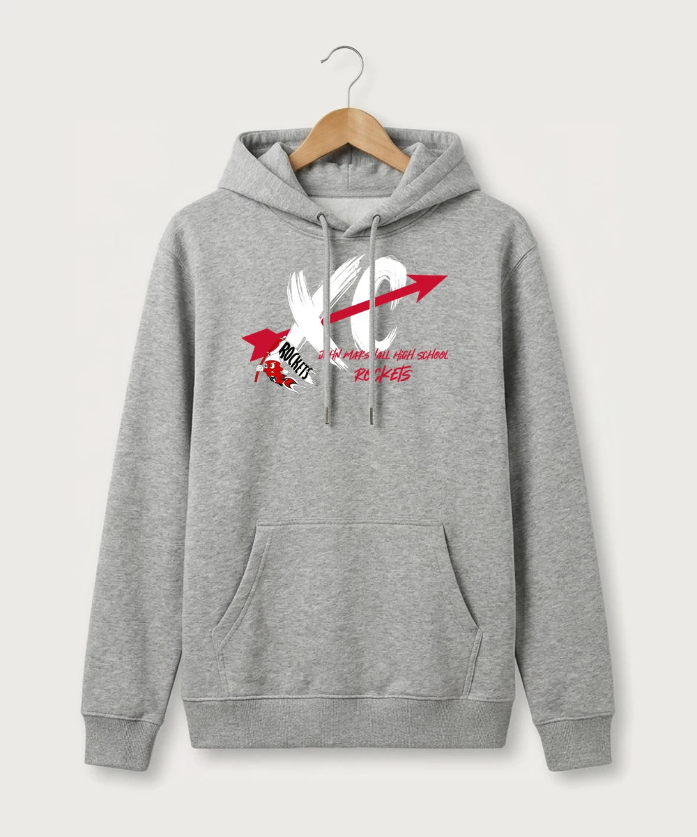 John Marshall High School Cross Country (Coed) - Heather Grey Hoodie Value