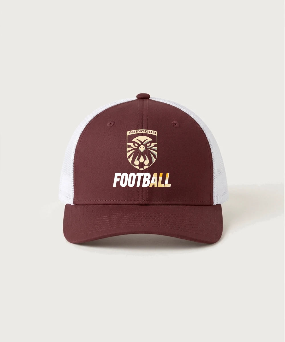 Abingdon High School Football (Boys) - Maroon/ White Sport-Tek Club Trucker Cap STC46