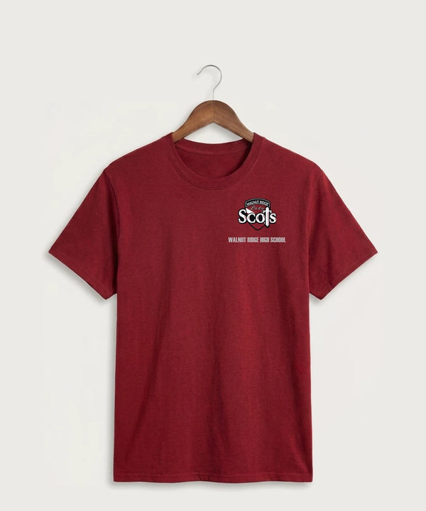 Walnut Ridge High School Basketball Team Store - Cardinal Port & Co Core Cotton Tee. PC54