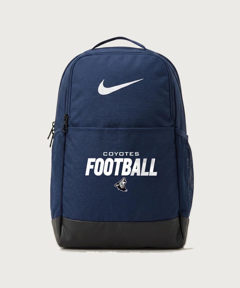 Heron Lake-Okabena High School Football (Boys) - Midnight Navy Nike Brasilia Medium Backpack NKDH7709