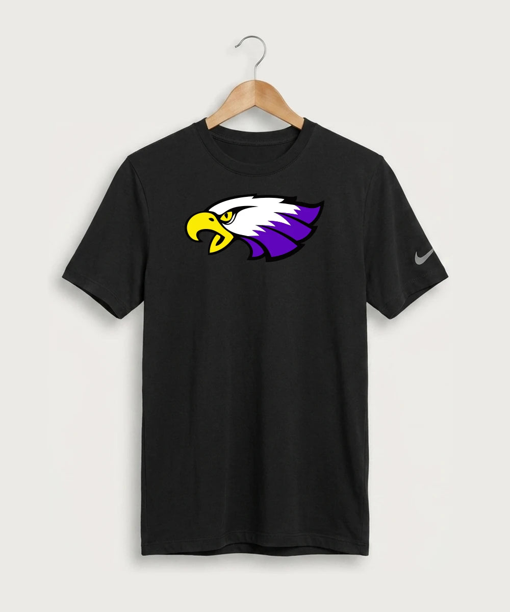 Red Wing High School Football - Black Nike Swoosh Sleeve rLegend Tee NKDX8730