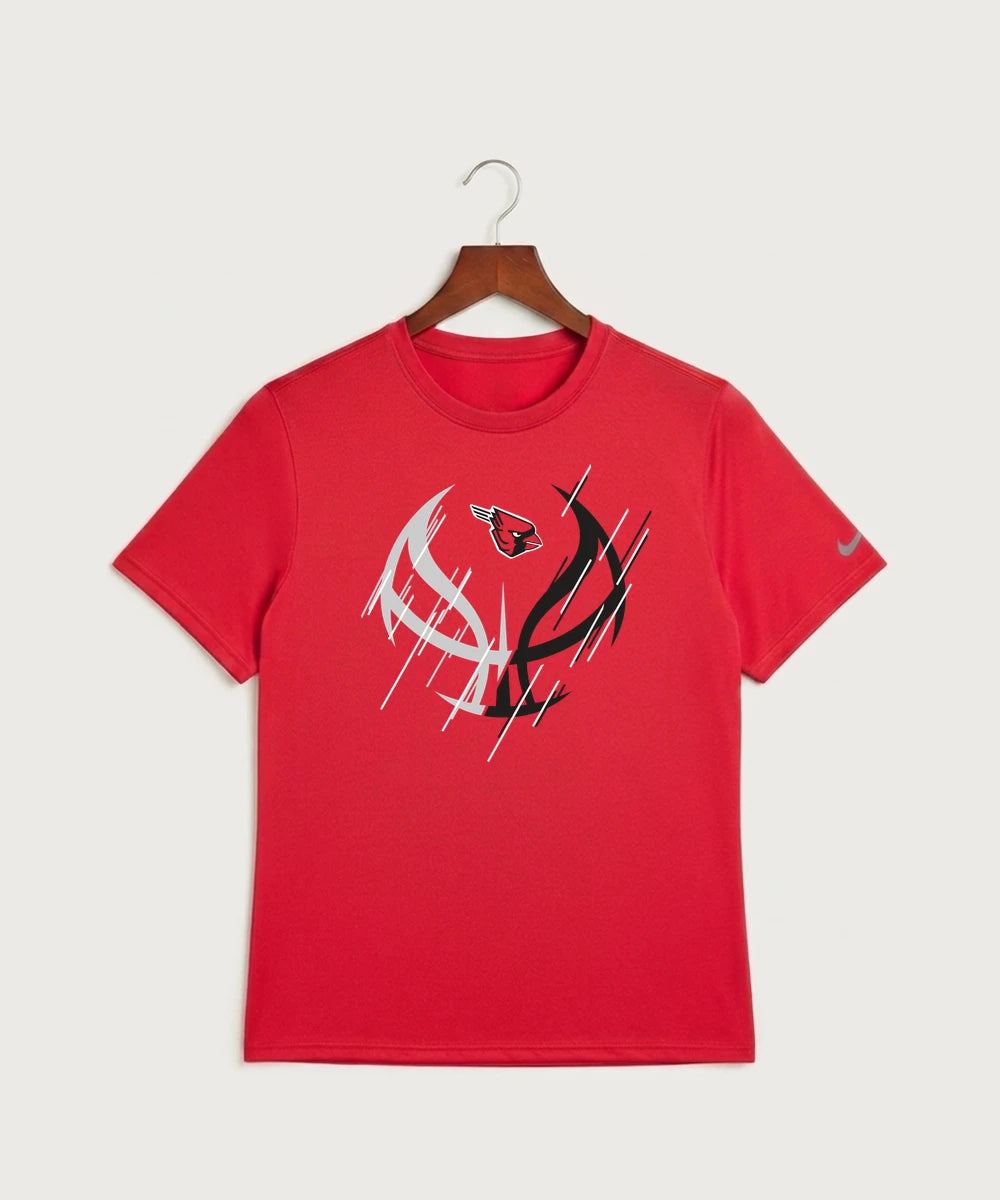 Forreston Basketball - University Red Nike Swoosh Sleeve rLegend Tee NKDX8730