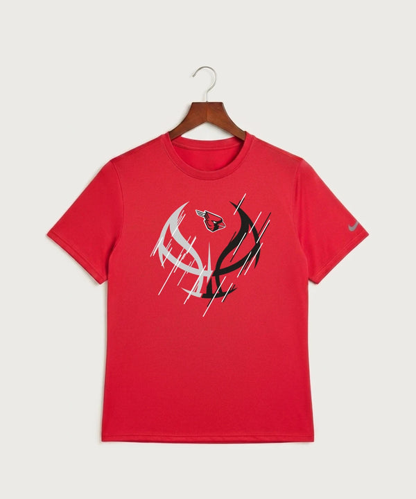 Forreston Basketball - University Red Nike Swoosh Sleeve rLegend Tee NKDX8730