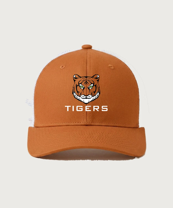 Princeton High School Football (Boys) - Texas Orange/ White Sport-Tek Club Trucker Cap STC46