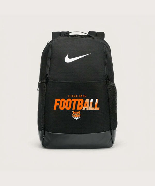 Princeton High School Football (Boys) - Black Nike Brasilia Medium Backpack NKDH7709