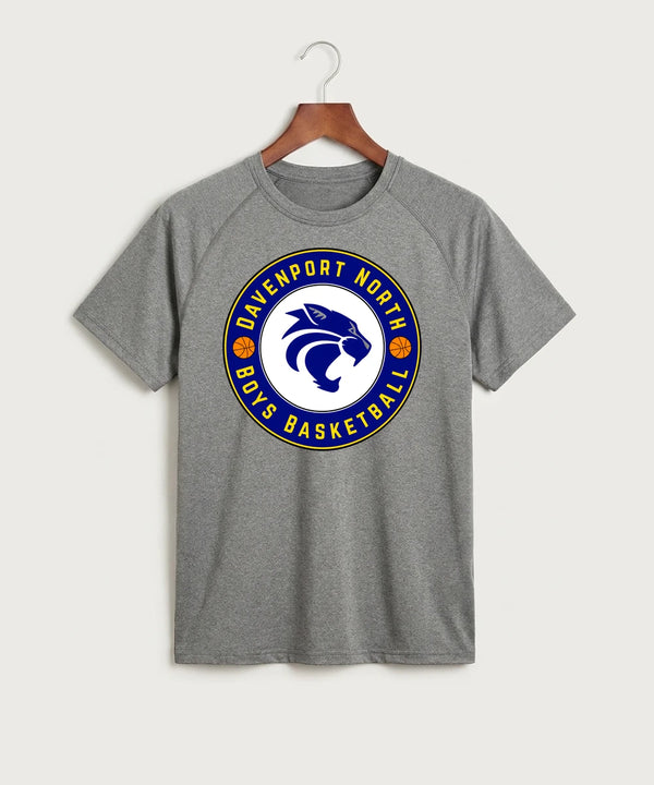 GF E2E Test 05 Boys Basketball - Gray Tee
