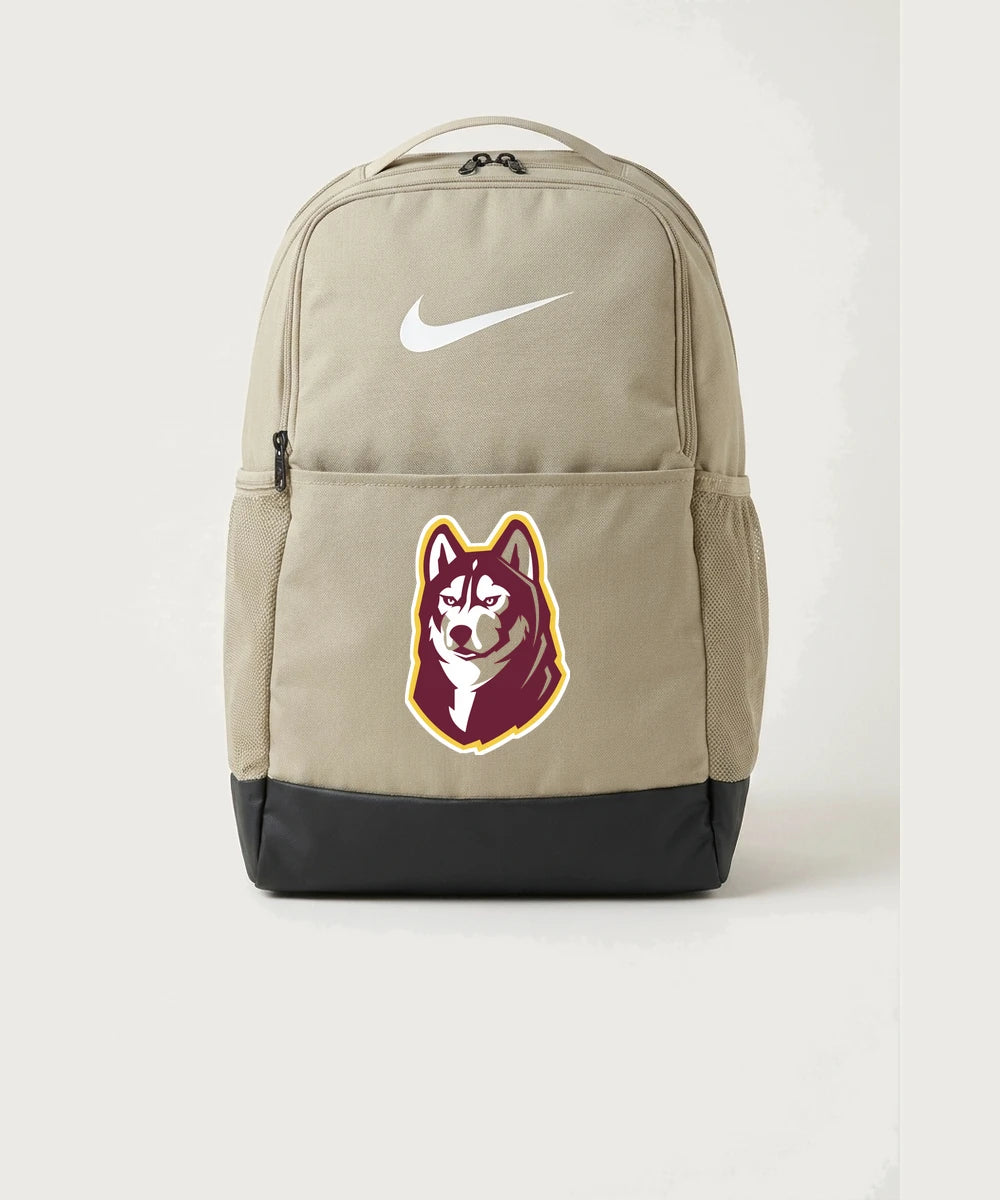 Pillager High School Football (Boys) - Desert Khaki Nike Brasilia Medium Backpack NKDH7709