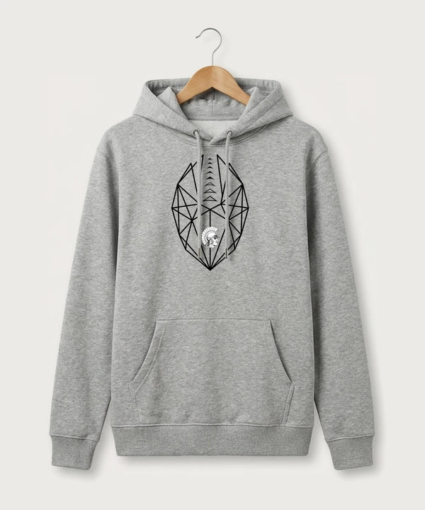 GF E2E Test 09 Football - Heather Grey Hoodie Value