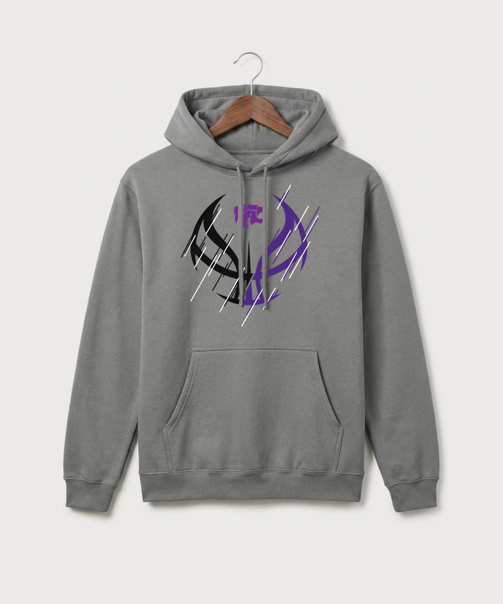 Axtell High School Basketball (Girls) Team Store - Medium Grey Port & Co Core Fleece Pullover Hooded Sweatshirt. PC78H